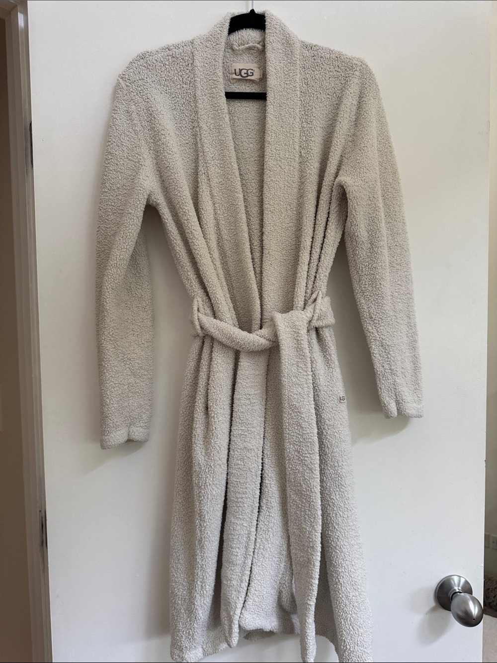UGG Chunky Knit Robe in Cream